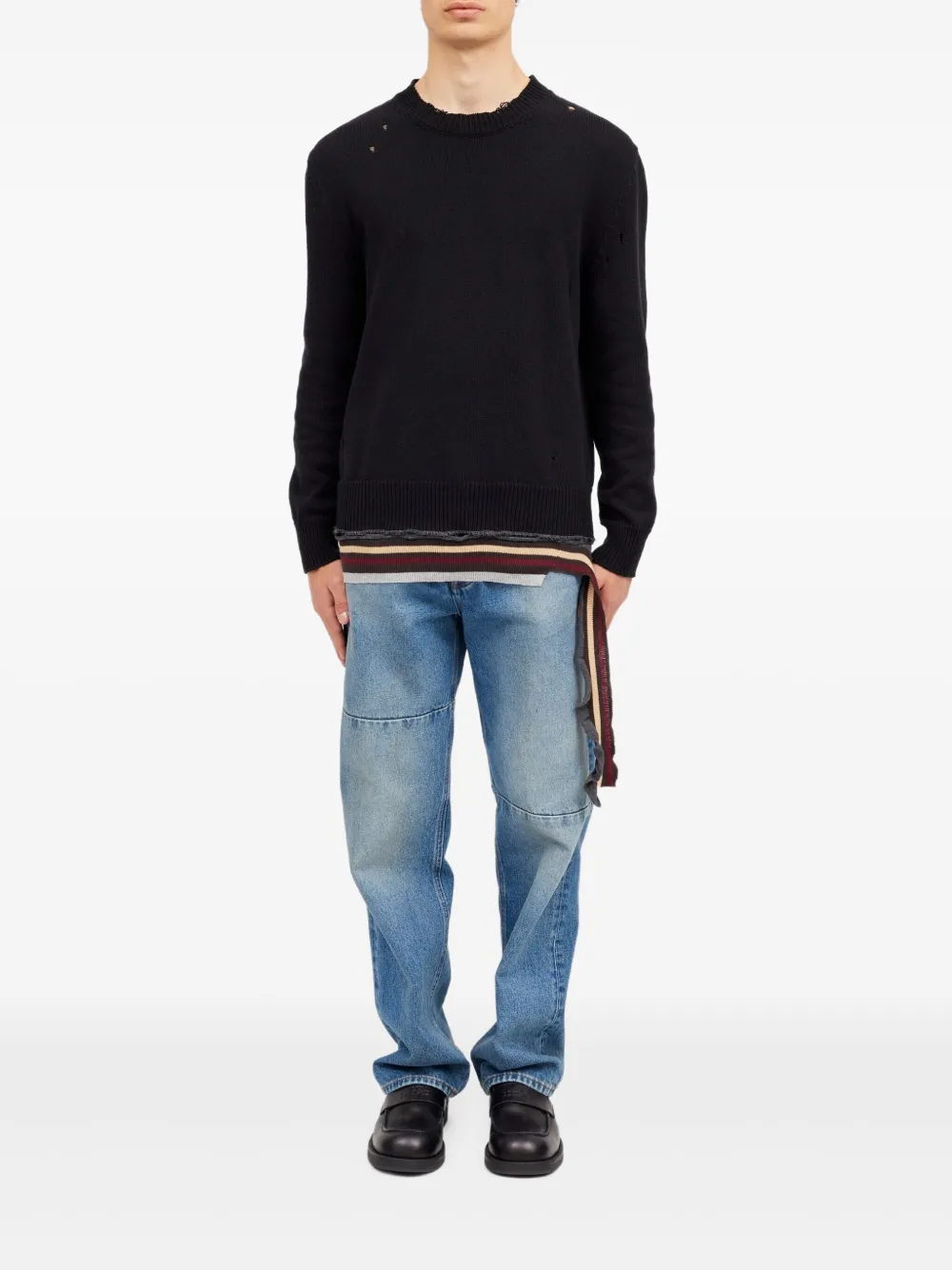 MM6 Maison Margiela suéter con cuello redondo | Suéteres | Image 2