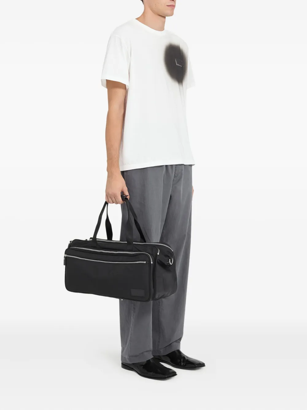 MM6 Maison Margiela T-shirt met ronde hals en grafische print Wit