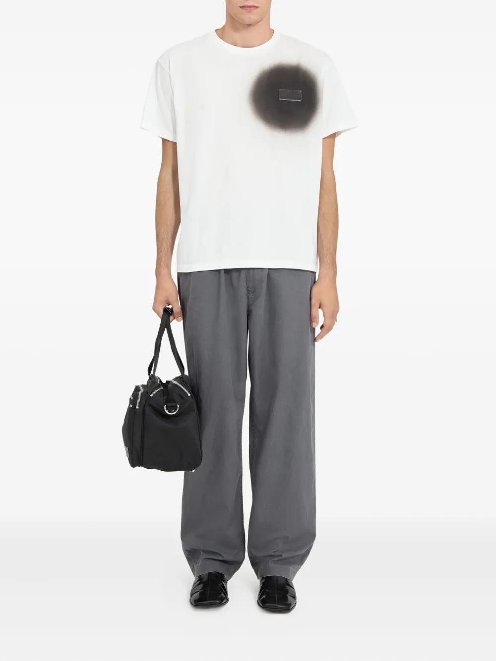 MM6 Maison Margiela T-shirt met ronde hals en grafische print Wit