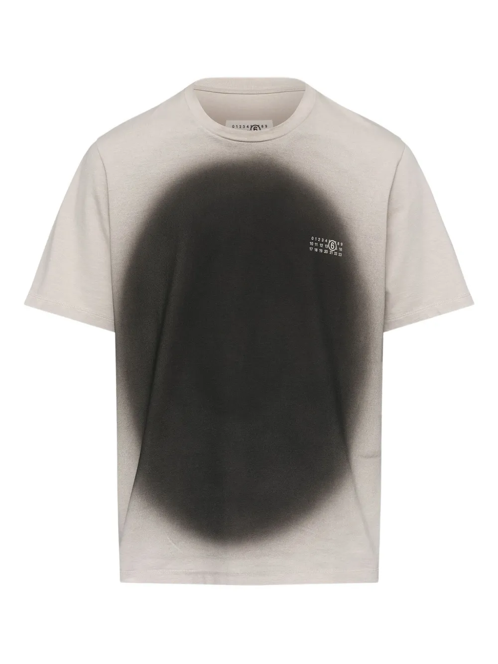 MM6 Maison Margiela T-Shirt mit rundem Ausschnitt - Nude