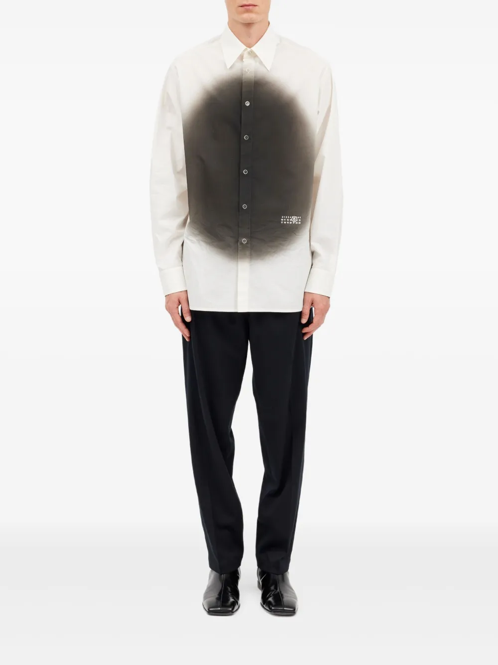 MM6 Maison Margiela Oversized shirt Wit