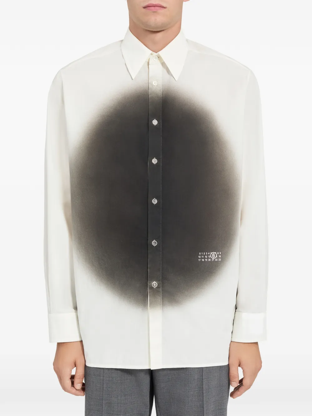 MM6 Maison Margiela Oversized shirt Wit