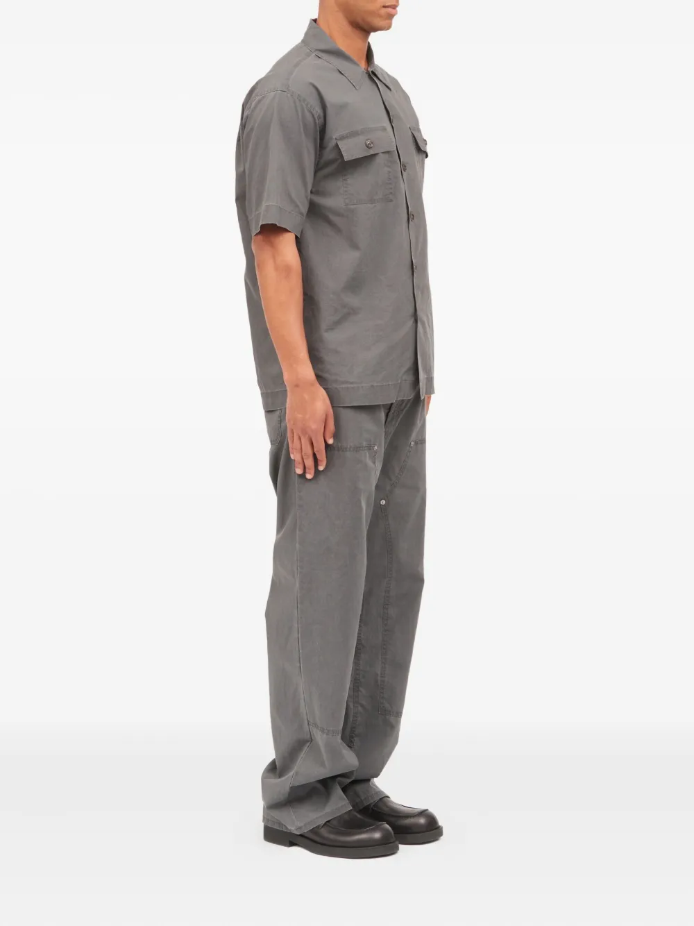 MM6 Maison Margiela overhemd met korte mouwen Grijs