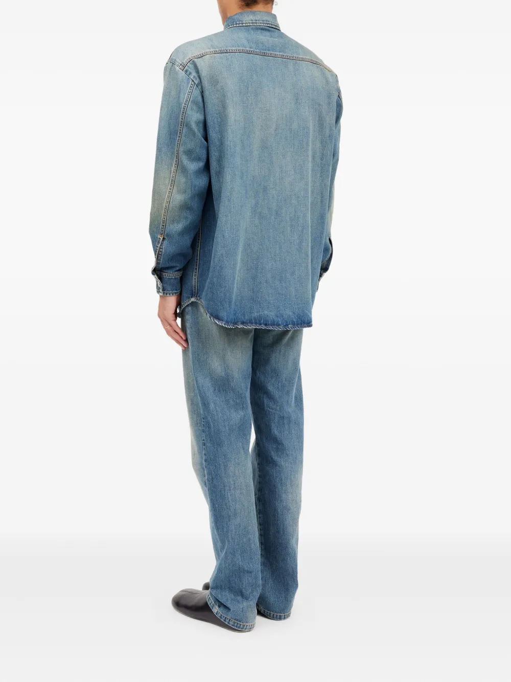 MM6 Maison Margiela Overhemd met lange mouwen Blauw