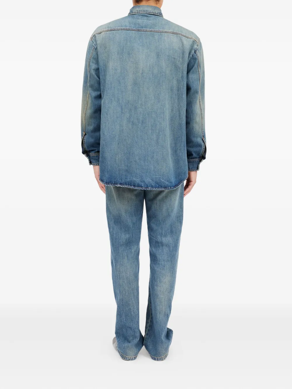 MM6 Maison Margiela Overhemd met lange mouwen Blauw