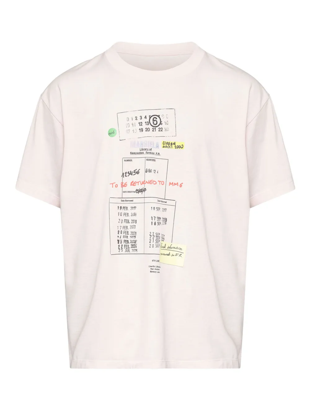 MM6 Maison Margiela T-shirt girocollo - Rosa