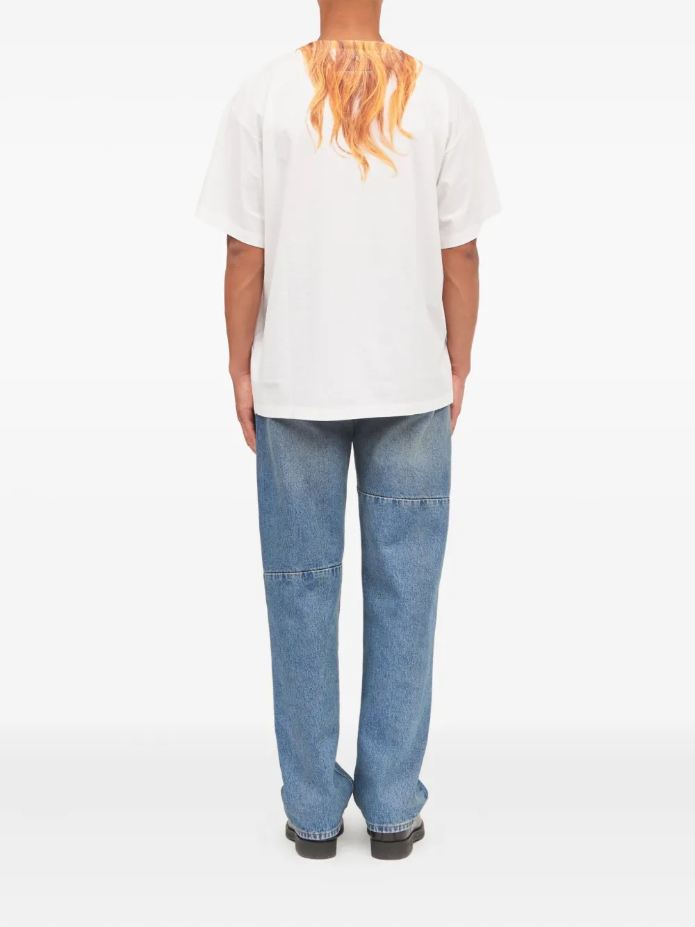 MM6 Maison Margiela T-shirt met ronde hals en print Wit