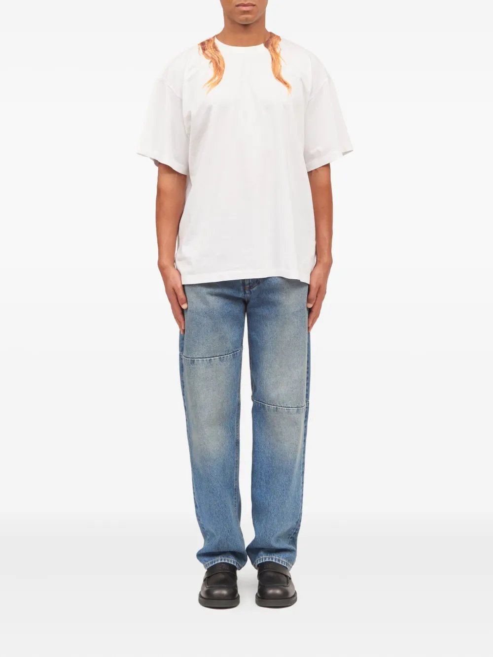 MM6 Maison Margiela T-shirt met ronde hals en print - Wit