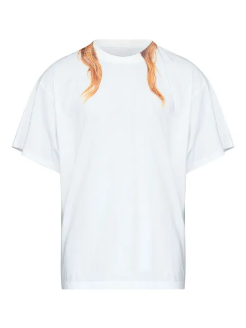 MM6 Maison Margiela round-neck printed-detail T-shirt