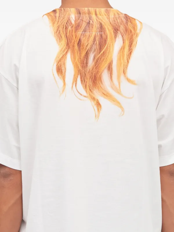 MM6 Maison Margiela  バックプリントTシャツ MM6 Maison Margiela プリント Tシャツ | ホワイト | FARFETCH JP