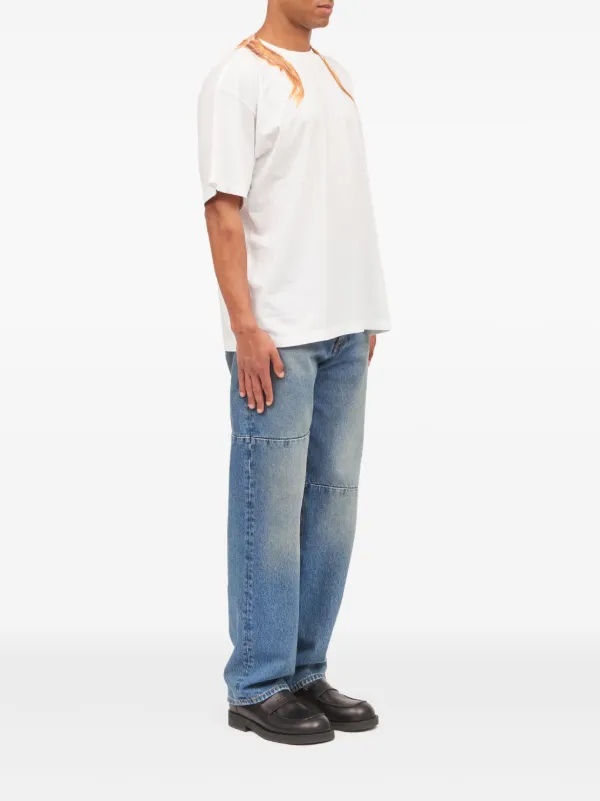 MM6 MAISON MARGIELA オフホワイト プリントTシャツ MM6 Maison Margiela プリント Tシャツ | ホワイト | FARFETCH JP
