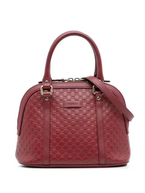 Gucci Pre-Owned 2016-2025 Mini Microguccissima Dome satchel