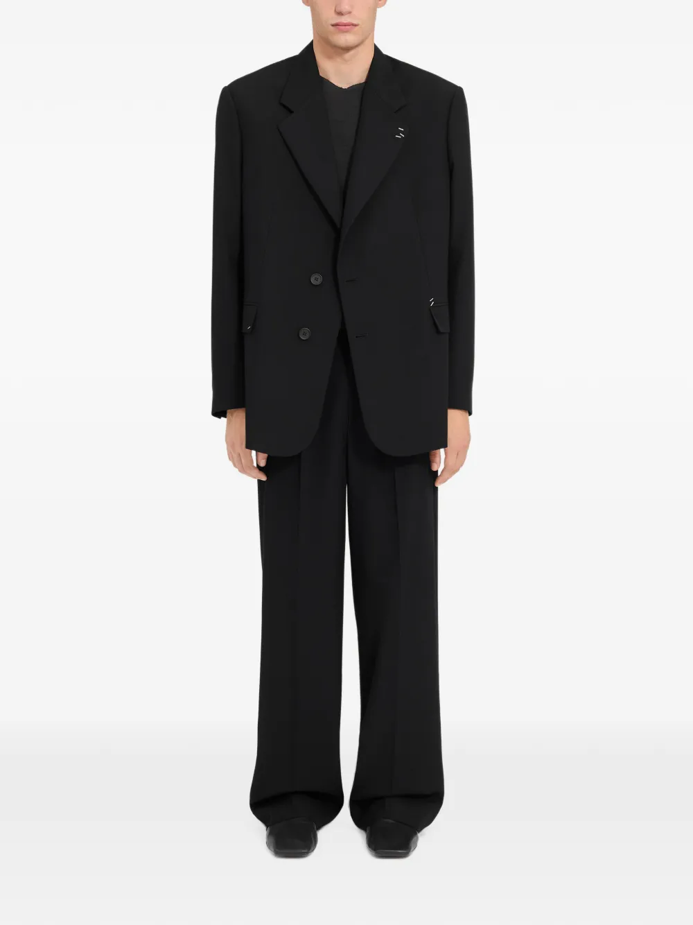 MM6 Maison Margiela Button-up blazer Zwart