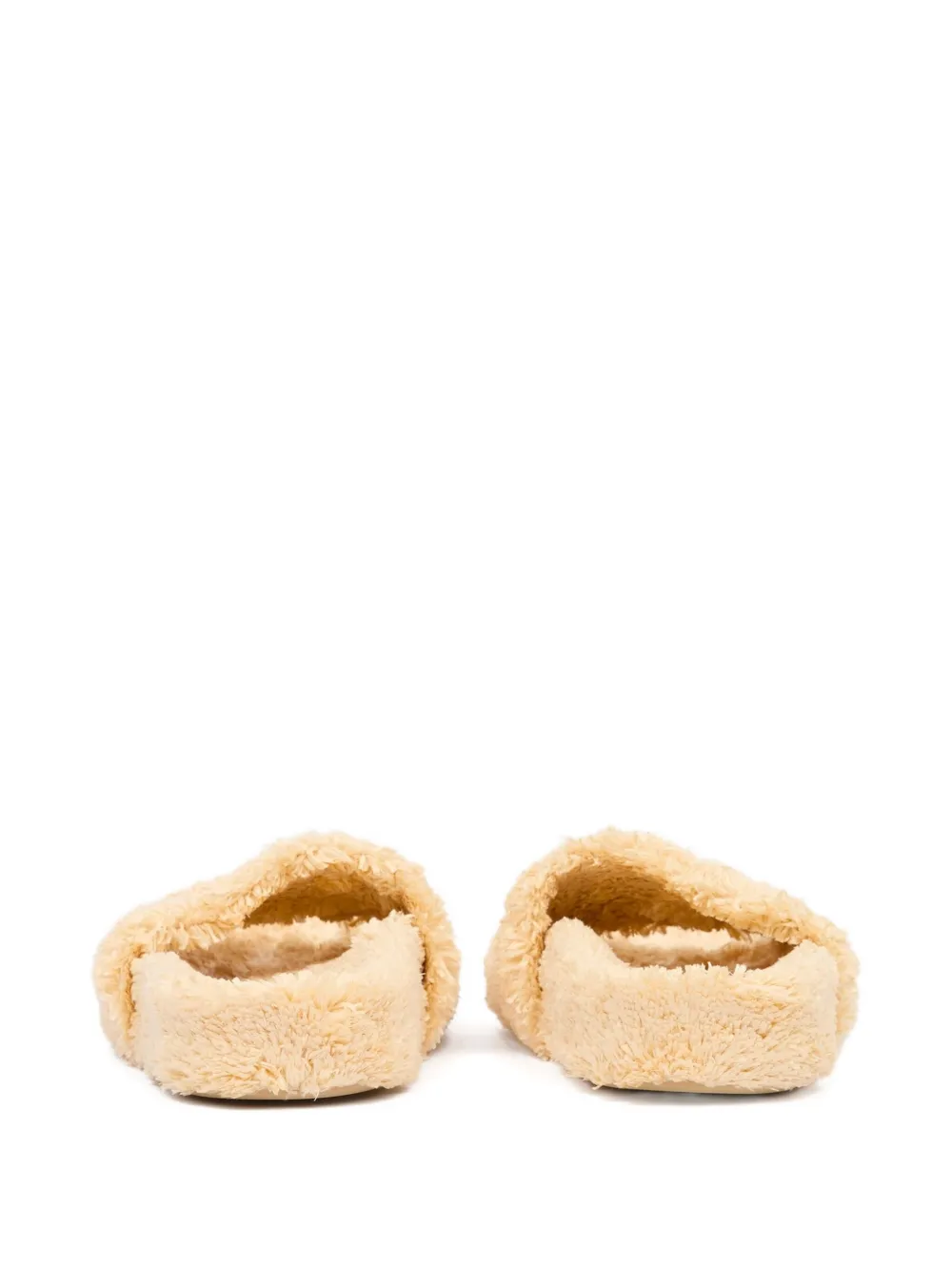 MM6 Maison Margiela Platte sandalen met textuur Beige