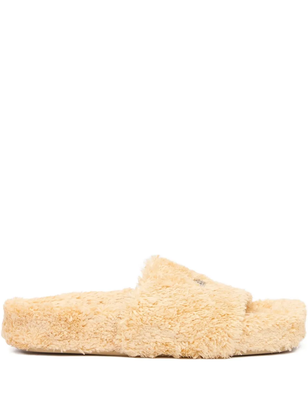 MM6 Maison Margiela Platte sandalen met textuur Beige