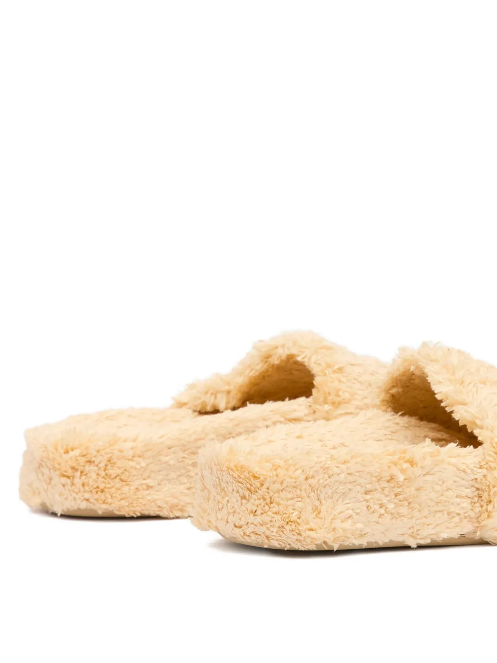 MM6 Maison Margiela Platte sandalen met textuur Beige