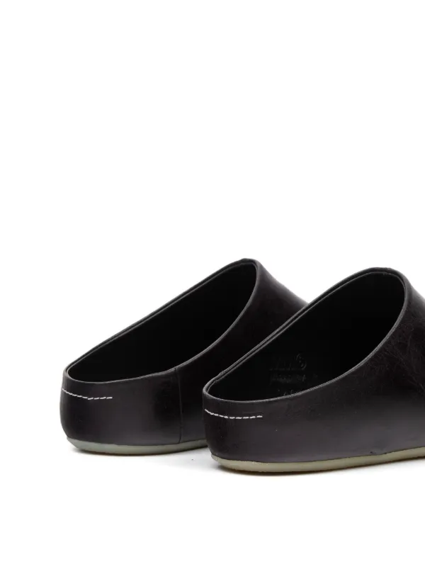 MM6 Maison Margiela Factory Sabots ミュール | ブラック | FARFETCH JP