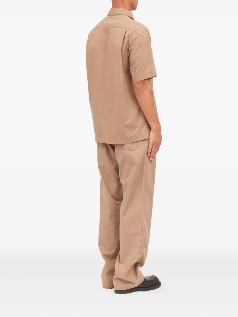 MM6 Maison Margiela Overhemd met korte mouwen en zak Beige