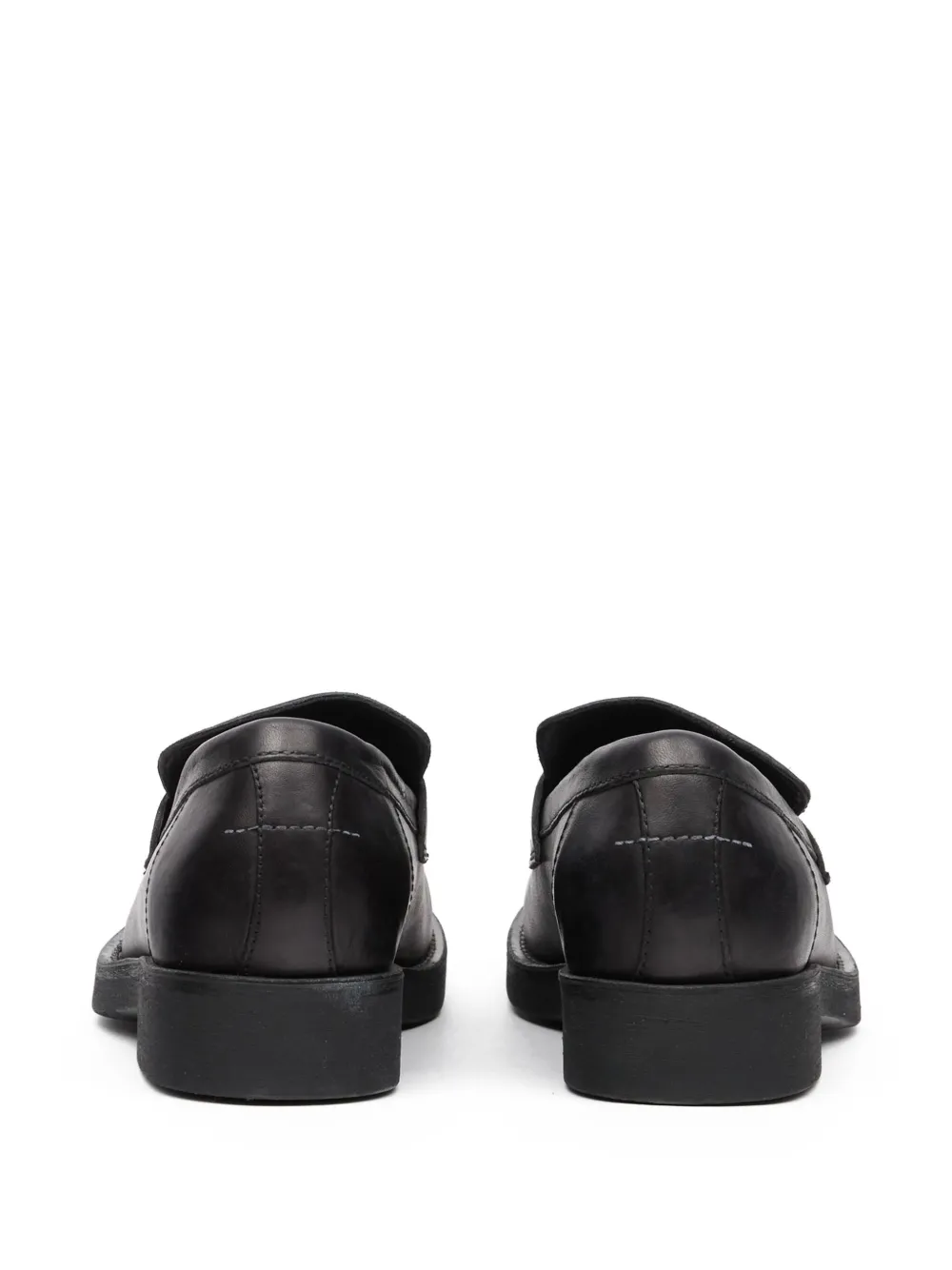 MM6 Maison Margiela Loafers met ronde neus Zwart