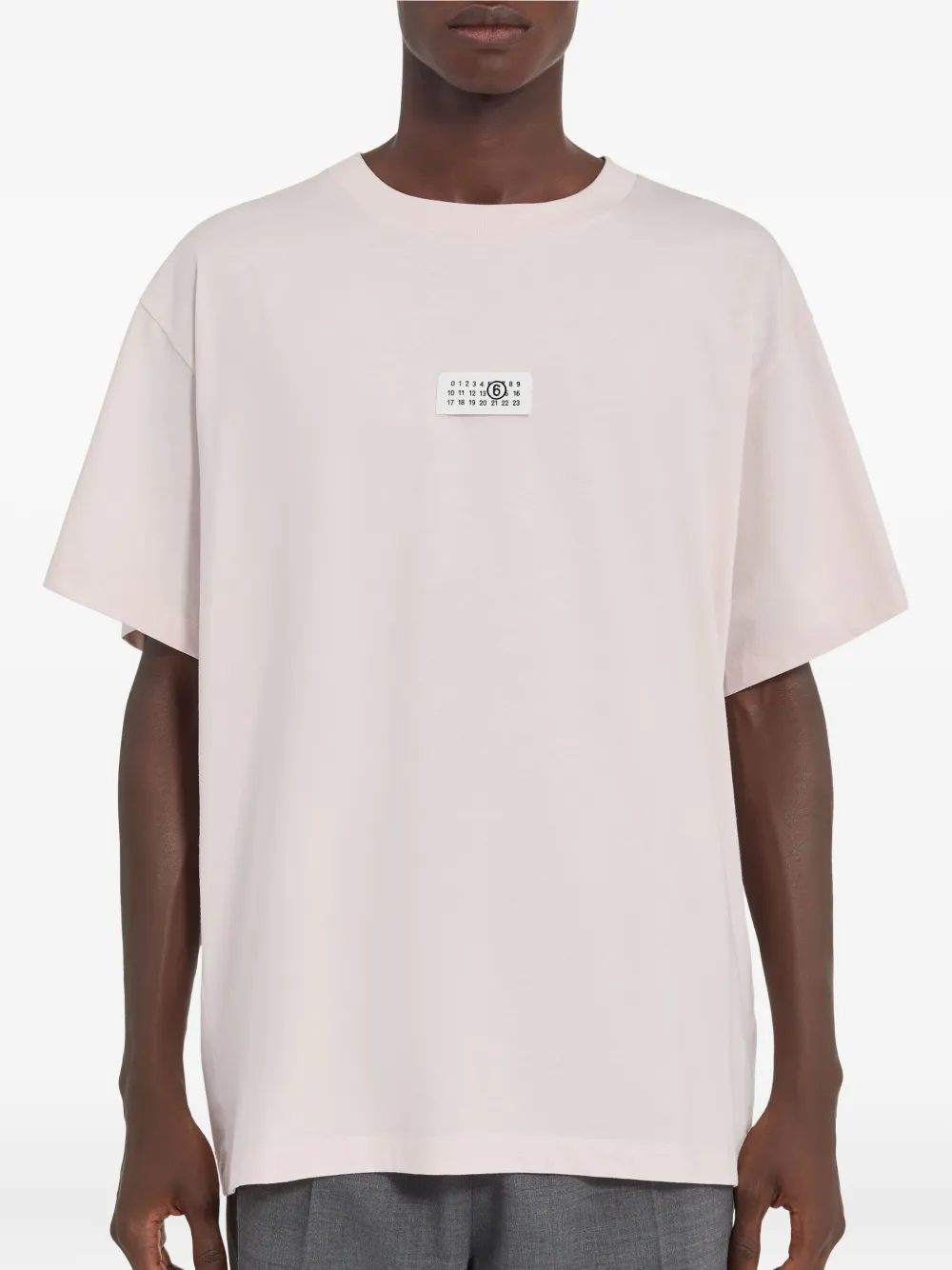 MM6 Maison Margiela T-shirt met ronde hals Roze