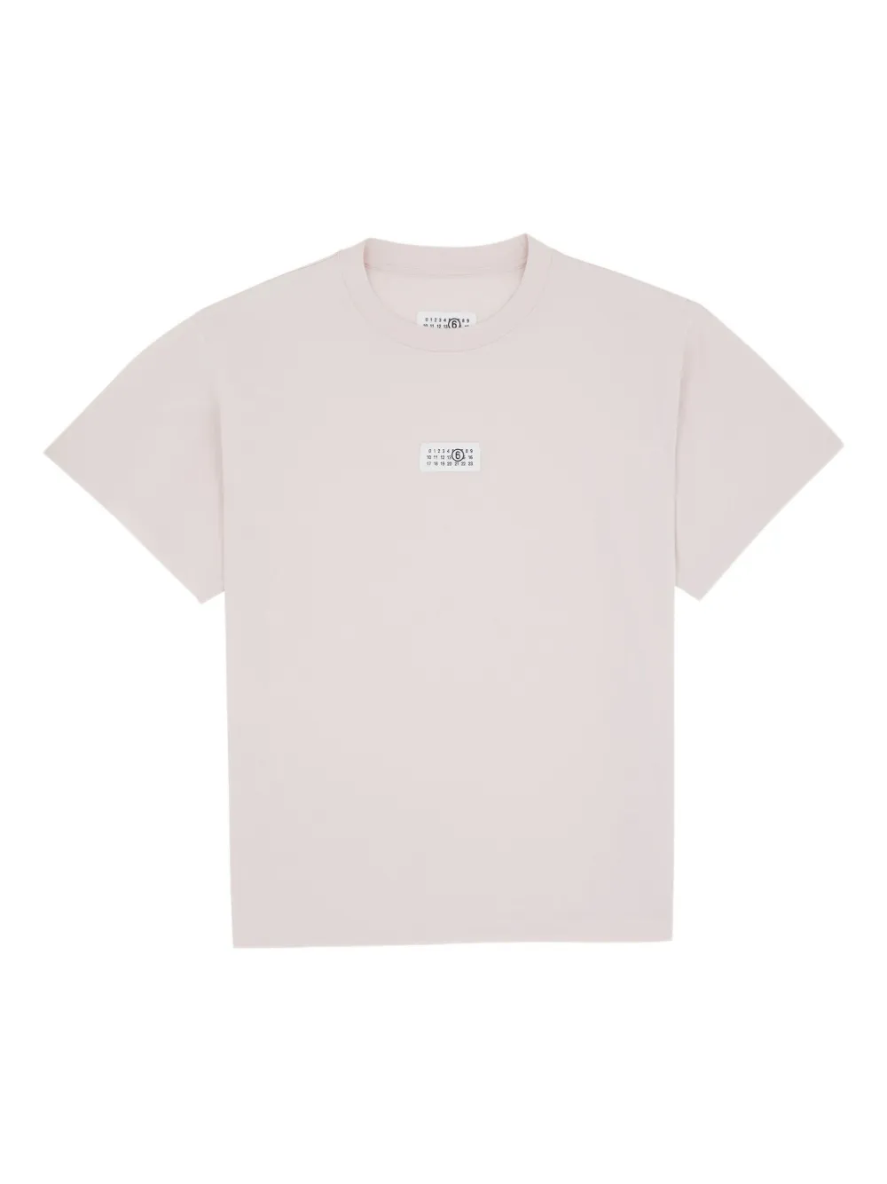 MM6 Maison Margiela playera con cuello redondo | rosado | Image 1