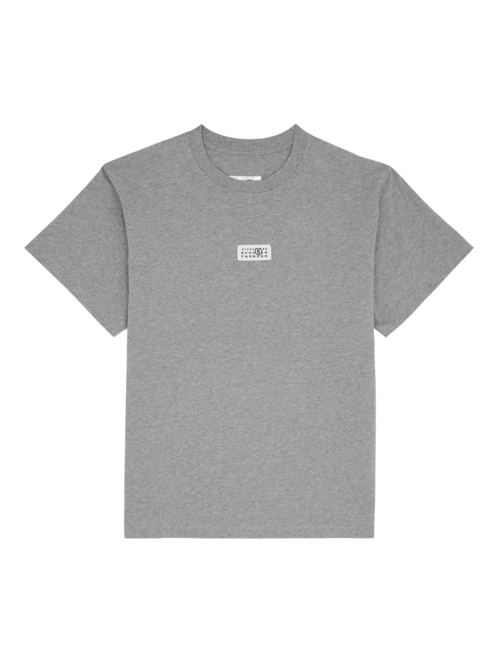 MM6 Maison Margiela playera con cuello redondo | gris | Image 1