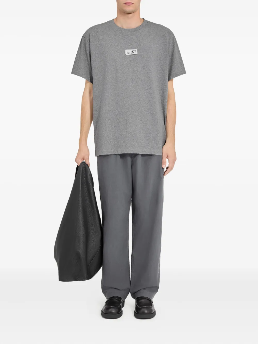 MM6 Maison Margiela T-shirt met ronde hals - Grijs