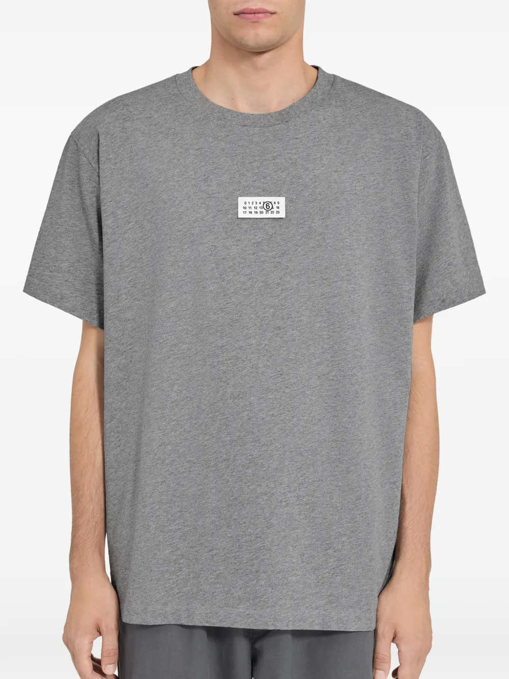 MM6 Maison Margiela T-shirt girocollo - Grigio