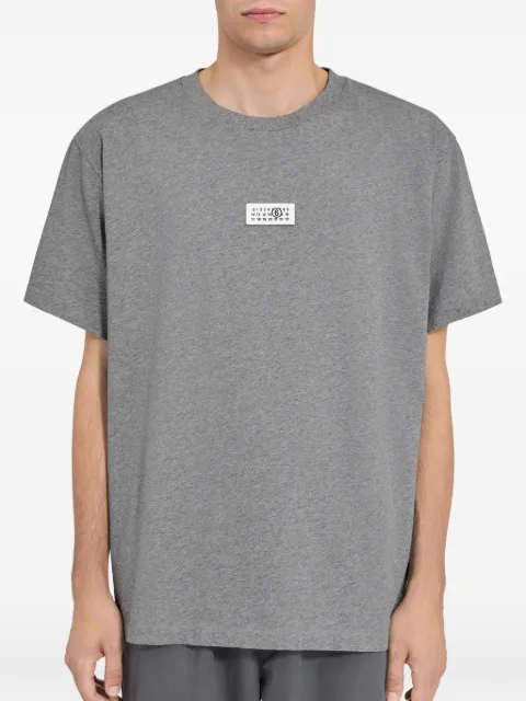 MM6 Maison Margiela playera con cuello redondo