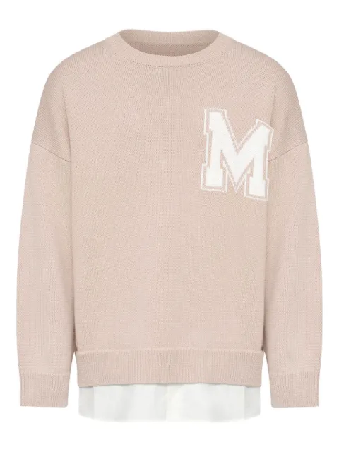 MM6 Maison Margiela suéter con cuello redondo