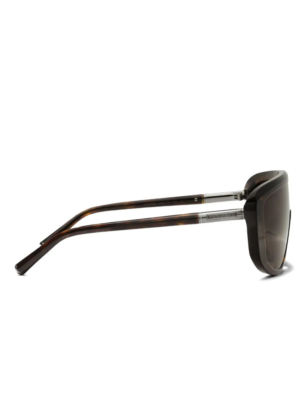 Dolce & Gabbana Eyewear Marlene zonnebril met geometrisch montuur Bruin