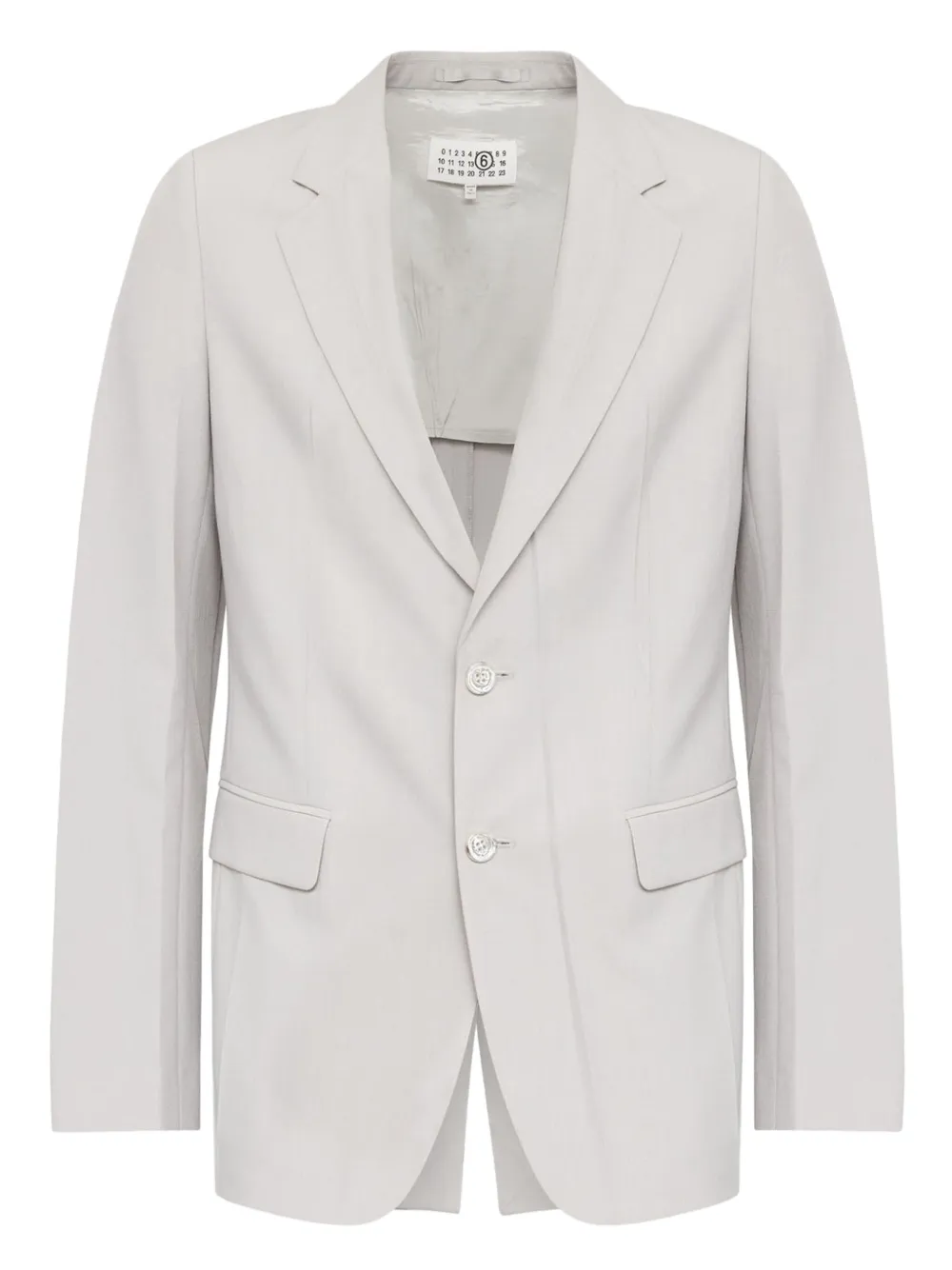 MM6 Maison Margiela Blazer in misto lana vergine - Toni neutri