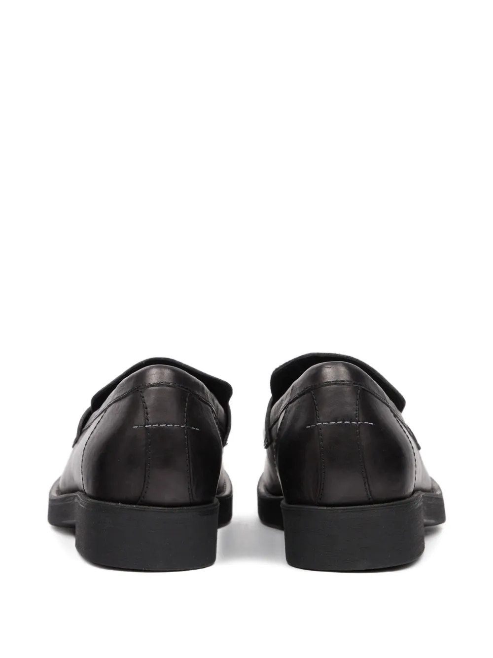 MM6 Maison Margiela Loafers met logo-reliëf Zwart