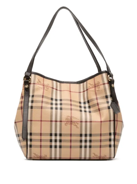 Burberry Pre-Owned 2000-2017 Small Haymarket Check Coated Canvas Canterbury tote bag