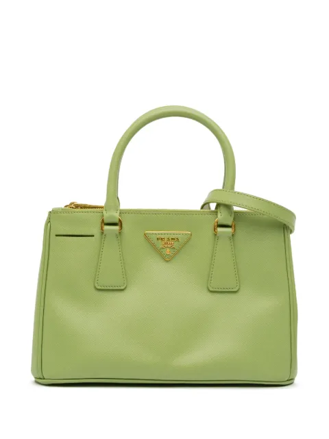 Prada Pre-Owned 2010-2025 Mini Saffiano Lux Galleria Double Zip satchel