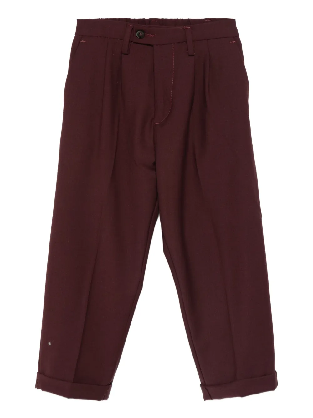 Siola pleated pants | Red | Image 1