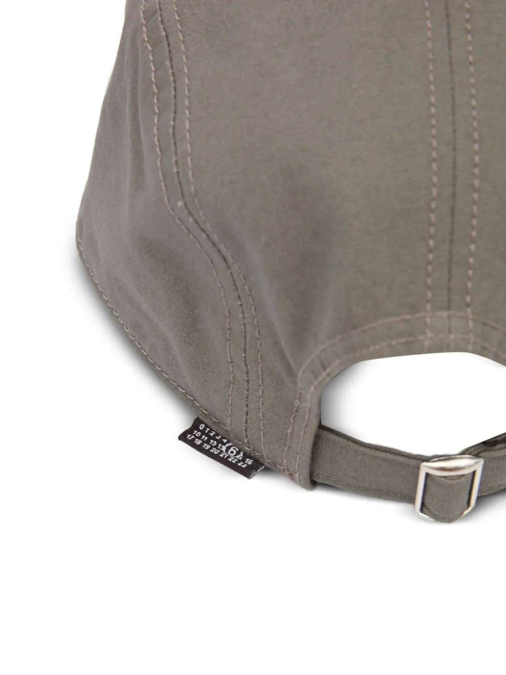 Mm6 Maison Margiela Logo-embroidered Baseball Cap In Gray