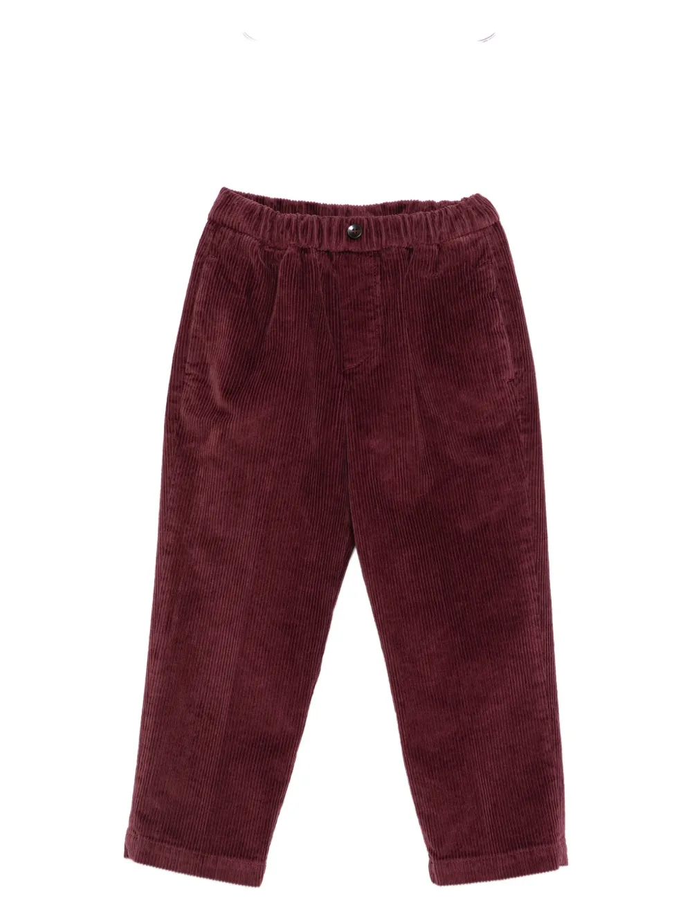 Siola corduroy straight-leg trousers - Rosso