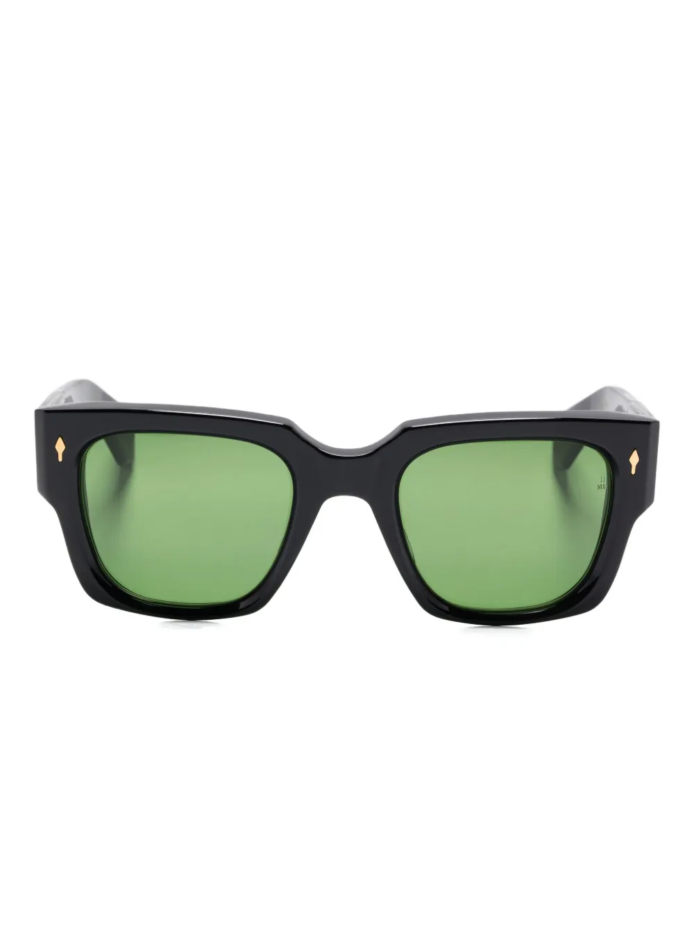 Jacques Marie Mage square-frame sunglasses | Black | Image 1