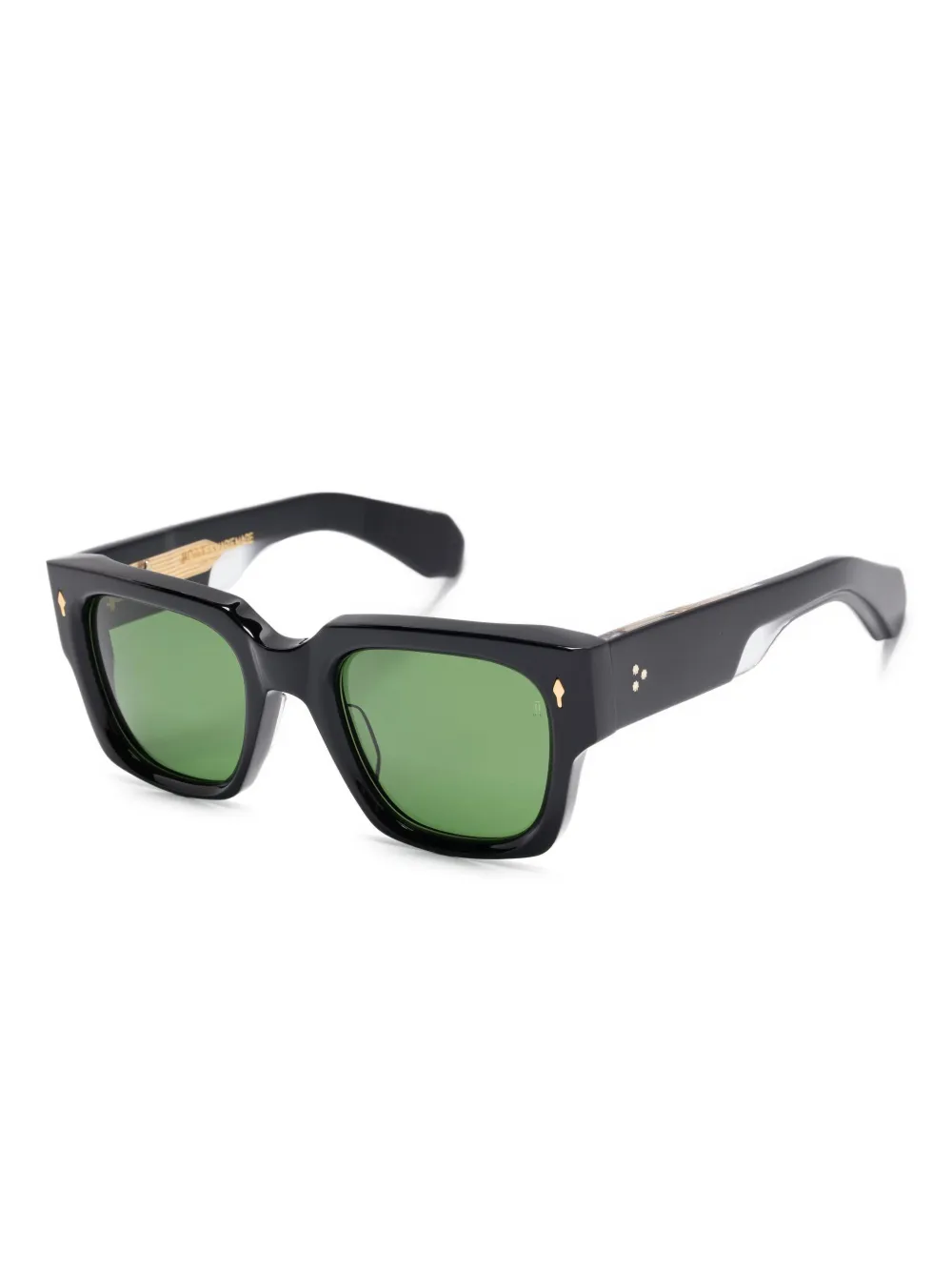 Jacques Marie Mage square-frame sunglasses - Zwart