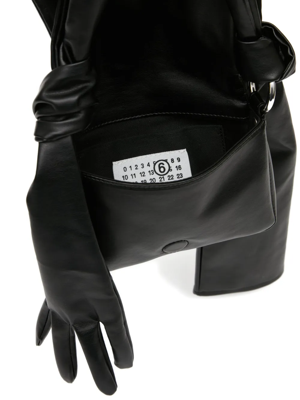 MM6 Maison Margiela glove-detail Shoulder Bag | Black | FARFETCH ID