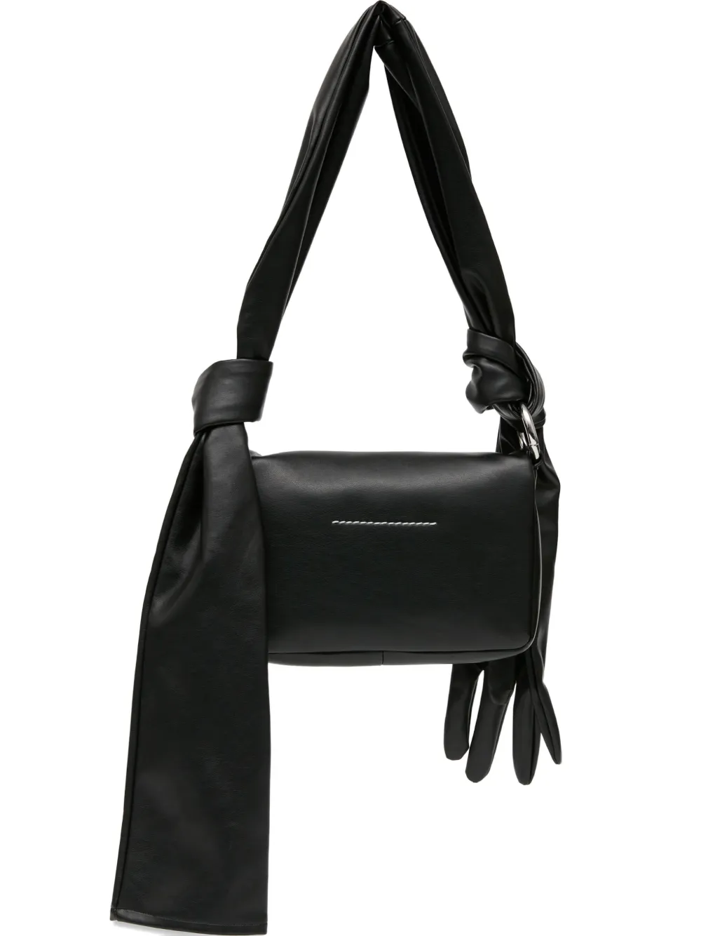 MM6 Maison Margiela Borsa a spalla con guanti - Nero