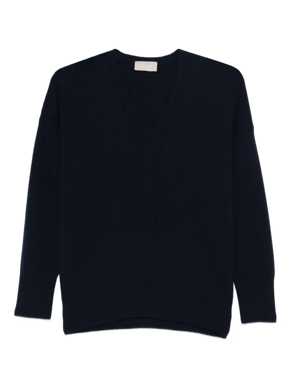 Drumohr Pullover mit V-Ausschnitt | Blau | Image 1