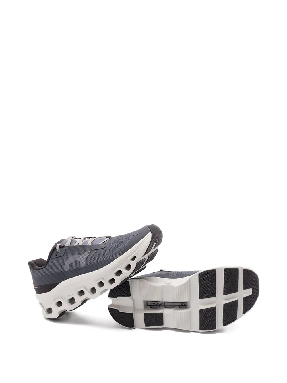 On Running Cloudmonster Void Logo Sneakers In Gray