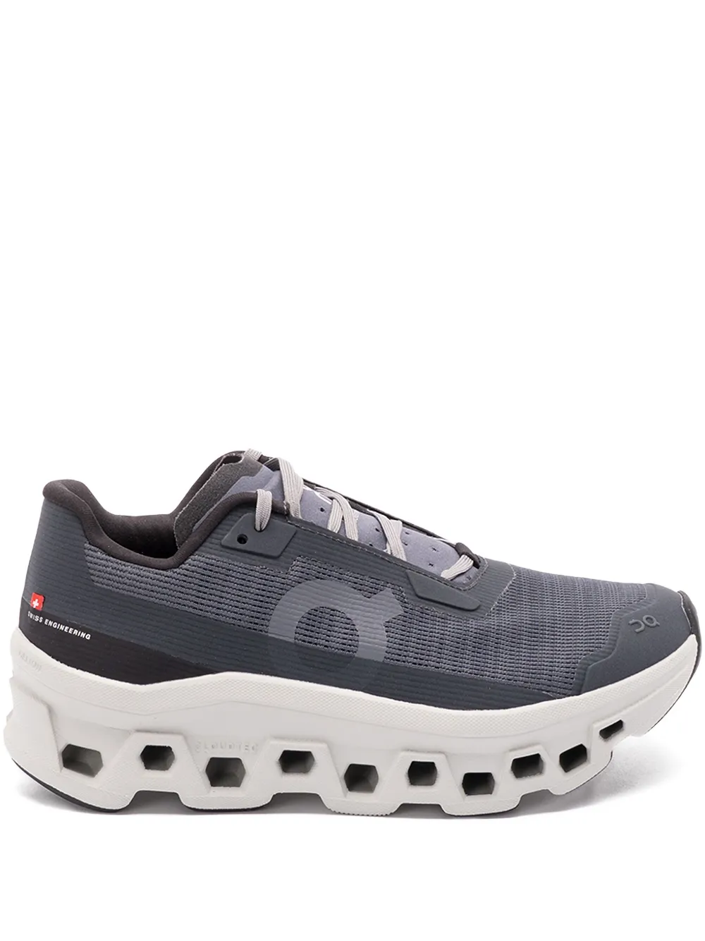 On Running Cloudmonster Void Logo Sneakers In Gray