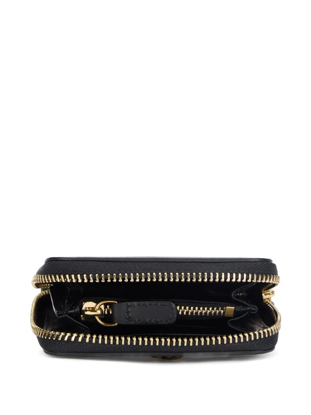 Roberto Cavalli Small Wallet With Mirror Snake Monogram In Black
