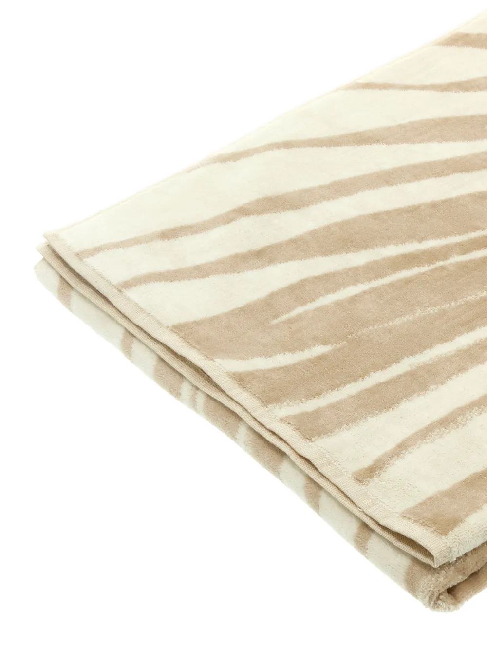 Roberto Cavalli Ray Of Gold-print Bath Towel In Neutral