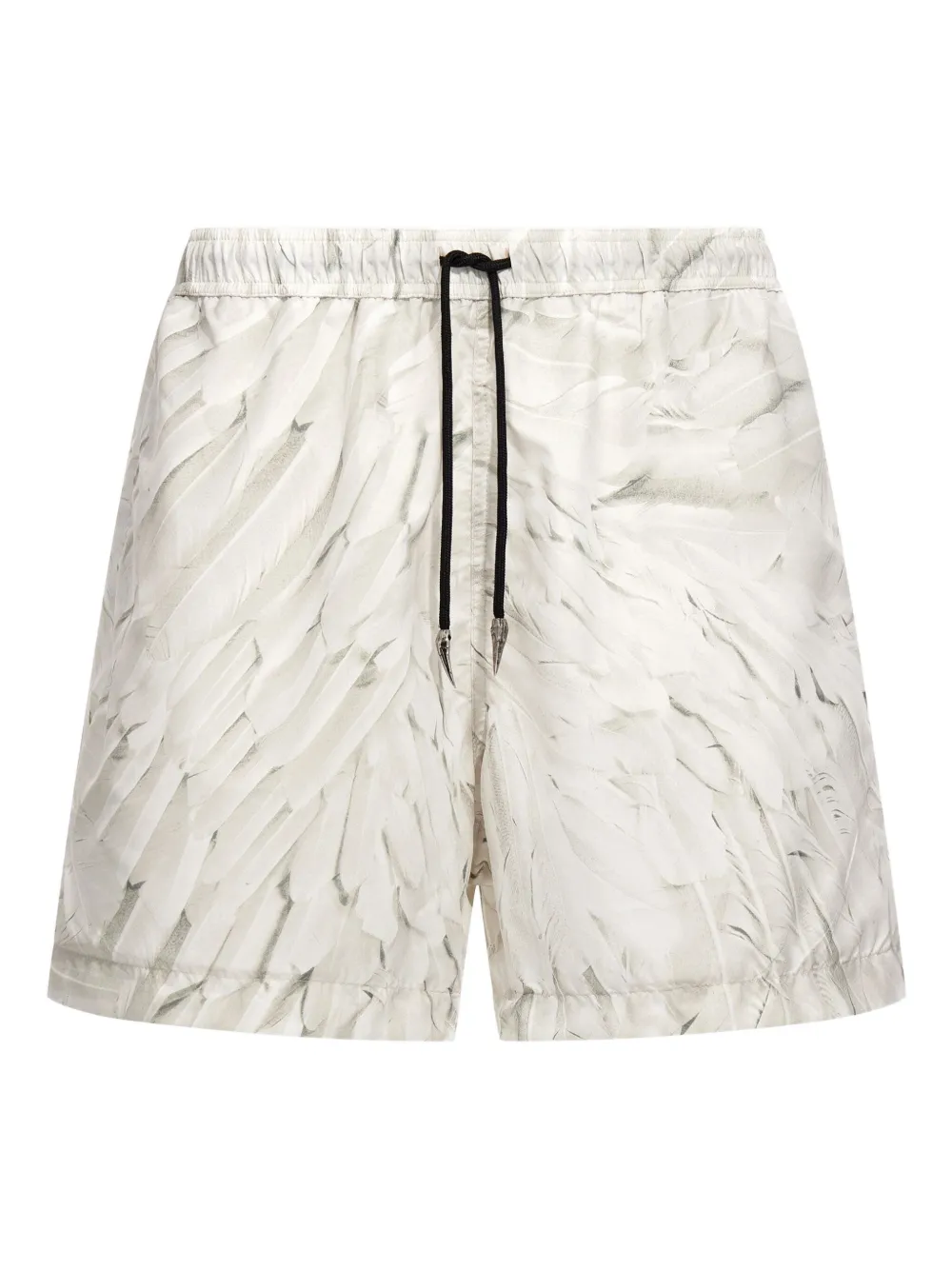 Roberto Cavalli Ice Feathers print swim trunks | White | Image 1