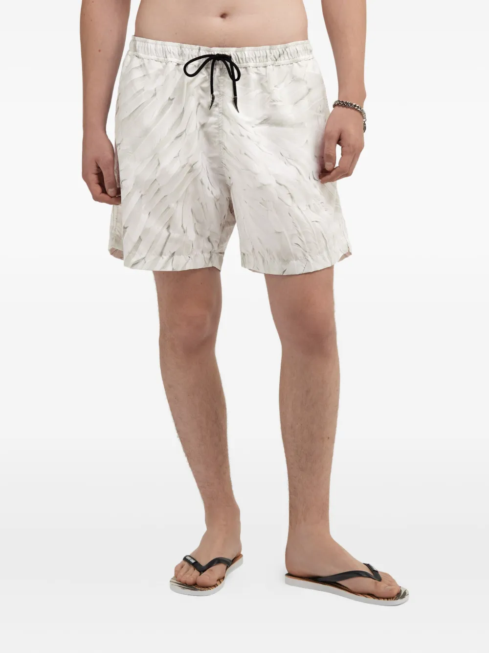 Roberto Cavalli Ice Feathers print swim trunks | Swimming Trunks | Image 2