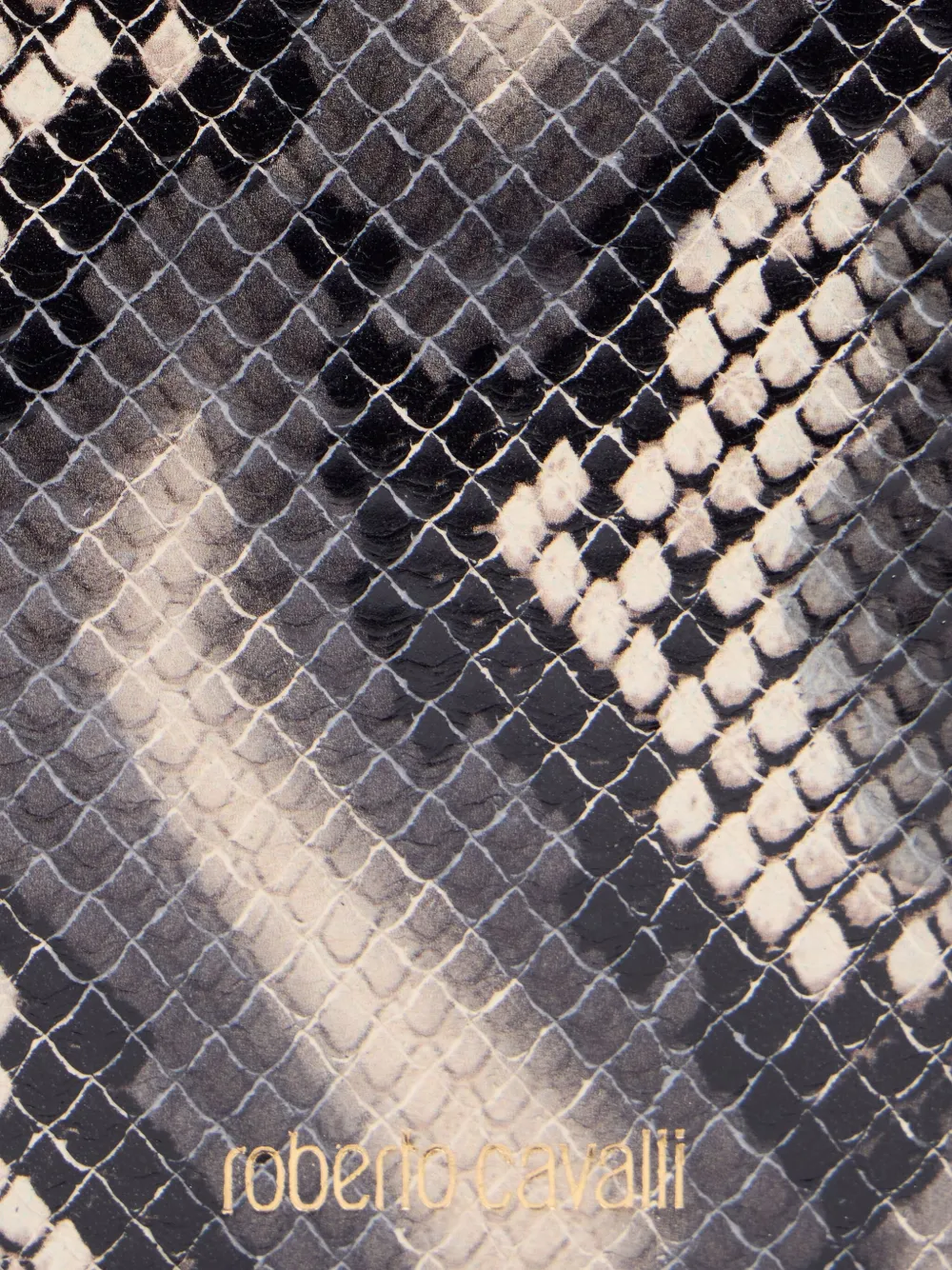 Roberto Cavalli Roar mini-tas met tijgerhandgreep Zwart